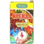 Крейда Люкс колор д/дитячої творчості 4шт х30