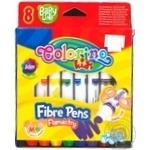 Фломастери JUMBO MINI змивальні 8 кол.(1+) COLORINO