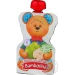 Пюре Bambolina 90 г д/пак. Груша