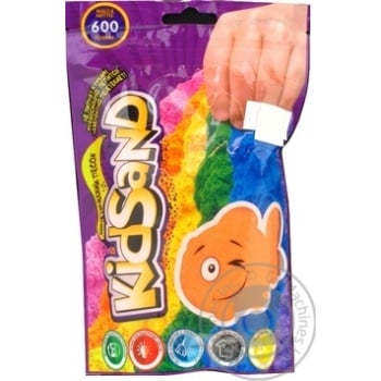 Іграшка KidSand Кінетичний пісок 600г Art.KS-03-02 x6 купити, ціни на МегаМаркет - фото 1