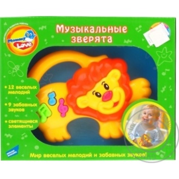 Іграшка Музичні звірята арт. 6001A купить, цены на МегаМаркет - фото 1