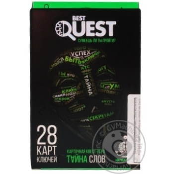 Іграшка Карткова квест гра Best Quest арт.BQ-01-01 купить, цены на МегаМаркет - фото 1