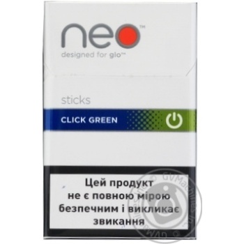 Стики табакосодержащие Kent Neostiks Click Green 20шт - купить, цены на Чудо Маркет - фото 1