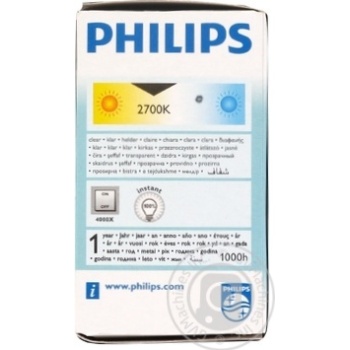 Лампа розж. Philips куля проз. 40 Вт Е27 купить, цены на МегаМаркет - фото 2