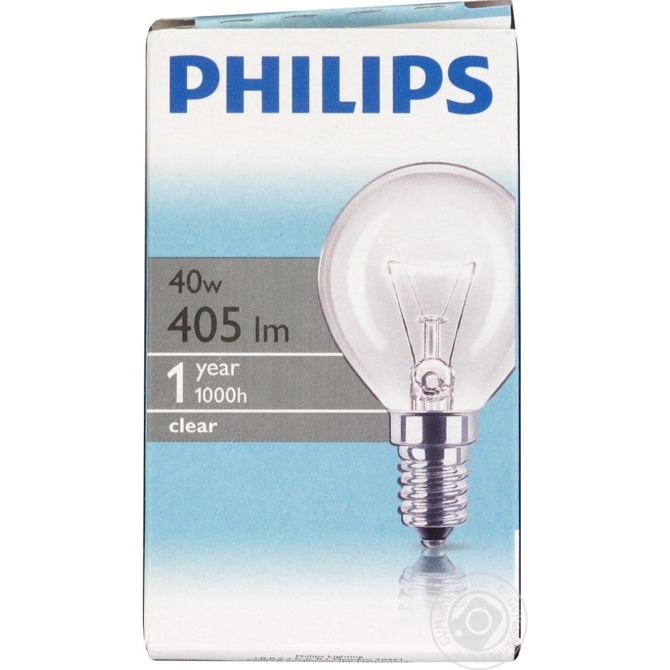 

Лампа PHILIPS Р45 кульов. Е14 проз. 40W