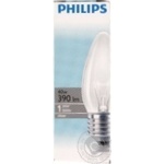 Лампа PHILIPS B35 40W Е27 CL свічка пр.