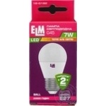 Лампа ELM Led сфера  7W PA10 E27 3000 D45 18-0162