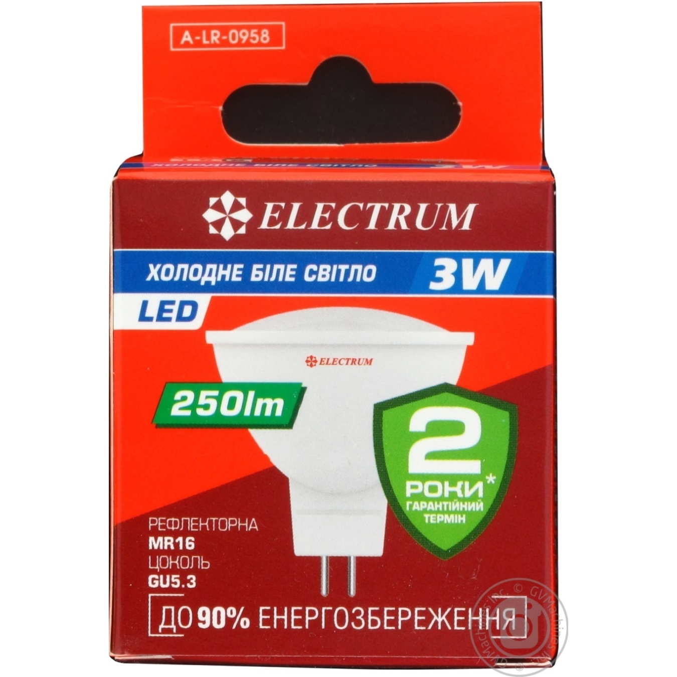 

Лампа Electrum LED 3W GU5.3 А-LR-0958 x12