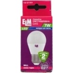 Лампа ELM Led сфера 7W PA10 E27 4000 D45 18-0163 х10