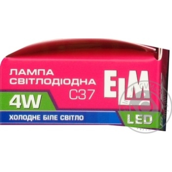 Лампа ELM LED 4W E27 18-0079 x12 купить, цены на МегаМаркет - фото 2