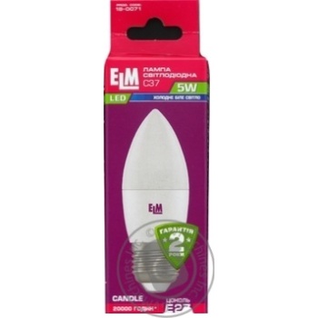 Bulb Elm e27 5w - buy, prices for MegaMarket - photo 1