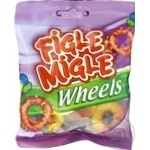 Цукерки жувальні Figle Migle Колечка 80г х12