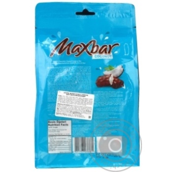 Candy Maxbar with coconut flavor in chocolate 430g - buy, prices for MegaMarket - photo 2