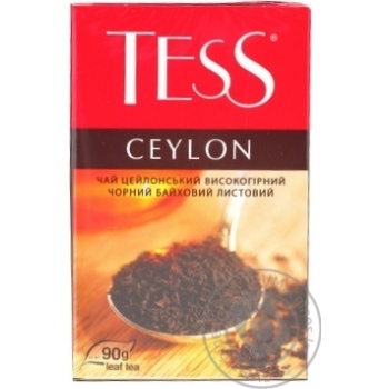 Чай Tess Ceylon чорний 90г х15 купить, цены на МегаМаркет - фото 3
