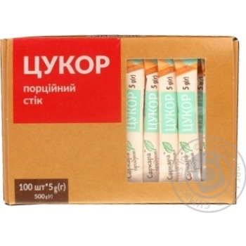 Цукор Саркара продукт порційний 100х5г х24 купити, ціни на МегаМаркет - фото 1