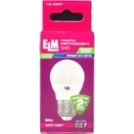 Лампа ELM Led сфера 5W PA10 E27 4000 D45 18-0087 х10