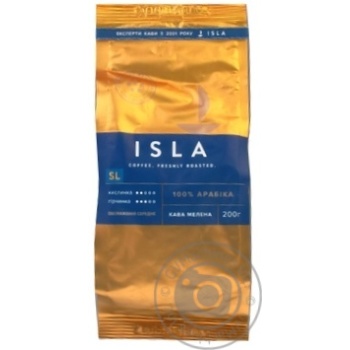 Coffee Isla ground 200g - buy, prices for MegaMarket - photo 1