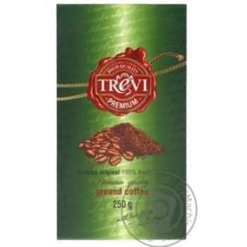 Кава Trevi Premium мелена 250г х12 купити, ціни на МегаМаркет - фото 1