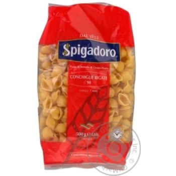 Макарони Spigadoro Conchiglie rigate 500г х6 купити, ціни на МегаМаркет - фото 1