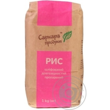 Groats Sarcara product long grain white 1000g - buy, prices for MegaMarket - photo 1