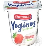 Йогурт Ehrmann Yoginos Клубника из обезжиренного молока 0,1% 100г