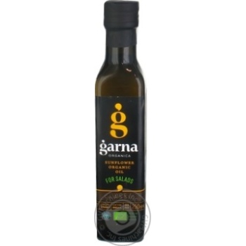 Масло Garna подсолнечное нерафинированное невымороженное органическое первый сорт 250мл купить, цены на МегаМаркет - фото 2