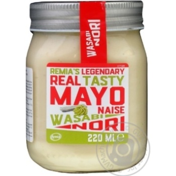 Mayonnaise wasabi 68% 220ml glass jar - buy, prices for MegaMarket - photo 1