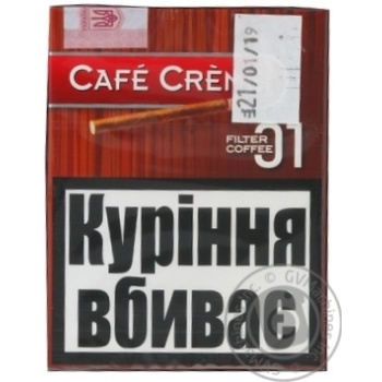 Cigars Cafe creme 0.1-0.8mg - buy, prices for MegaMarket - photo 1
