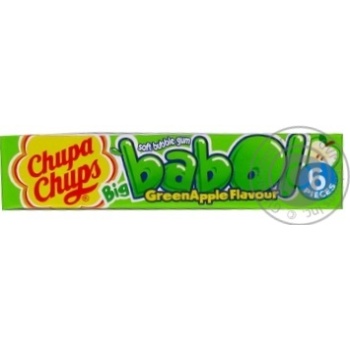 Жевательная резинка Chupa Chups Babol Яблоко 27г купить, цены на МегаМаркет - фото 2