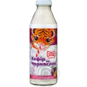 Zlagoda for children prunes kefir 2.8% 200g - buy, prices for MegaMarket - photo 1