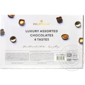 Millenium assorted chocolate candy 220g - buy, prices for MegaMarket - photo 2