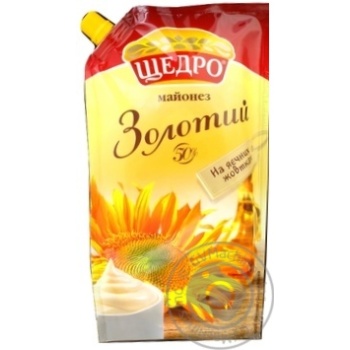 Mayonnaise Schedro Zolotui 50% 550g - buy, prices for MegaMarket - photo 1