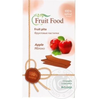 Фруктова пастила Fruit food з яблук 90г - купити, ціни на Auchan - фото 1