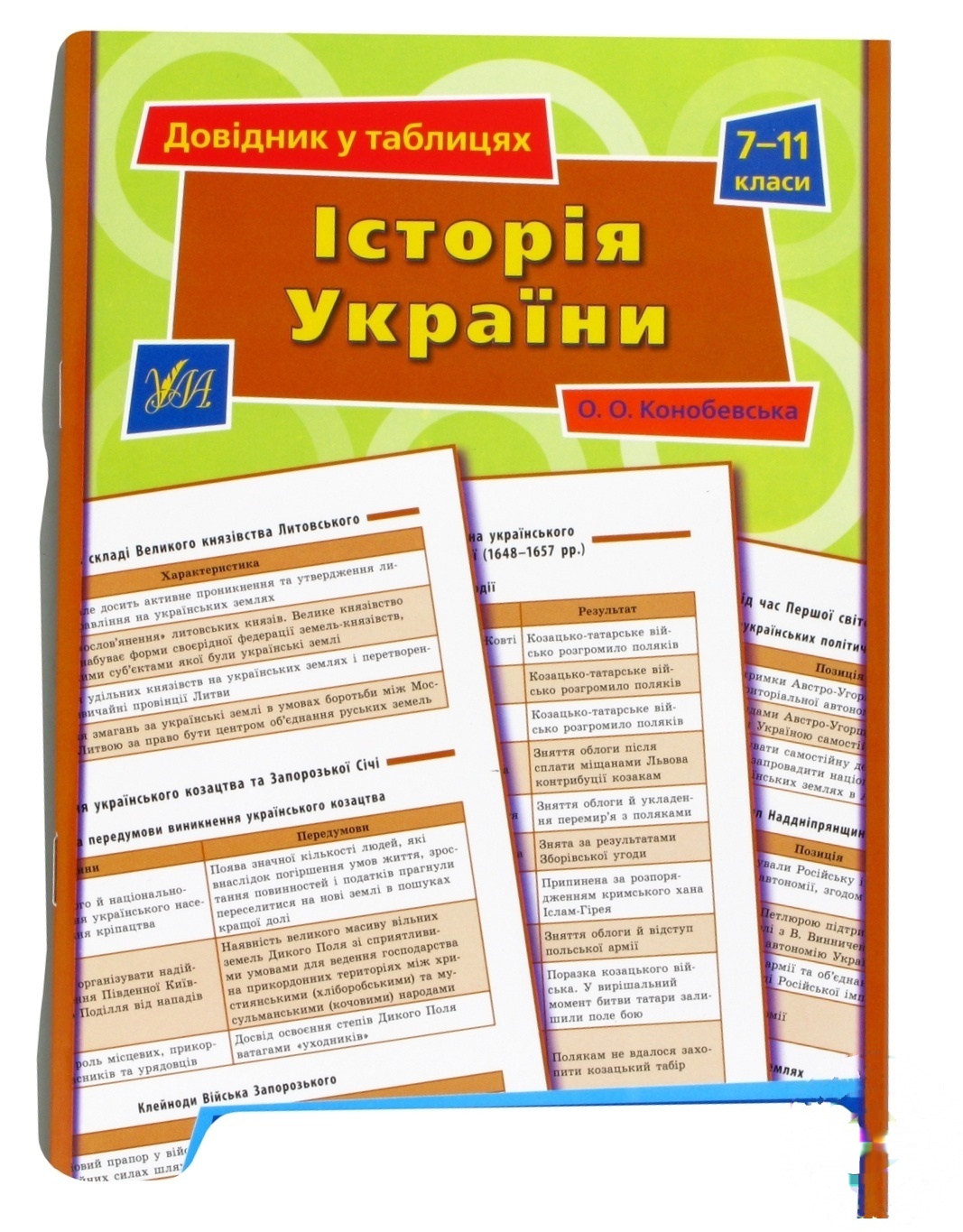 

Книга Справочник в таблицах История Украины 7-11 классы