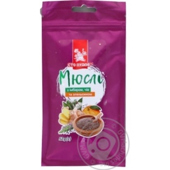 Sto pudiv Muesli with chia ginger and orange 52g - buy, prices for Auchan - photo 2