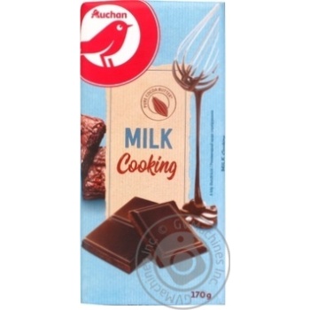 Auchan Dessert Milk Chocolate 170g - buy, prices for - photo 2