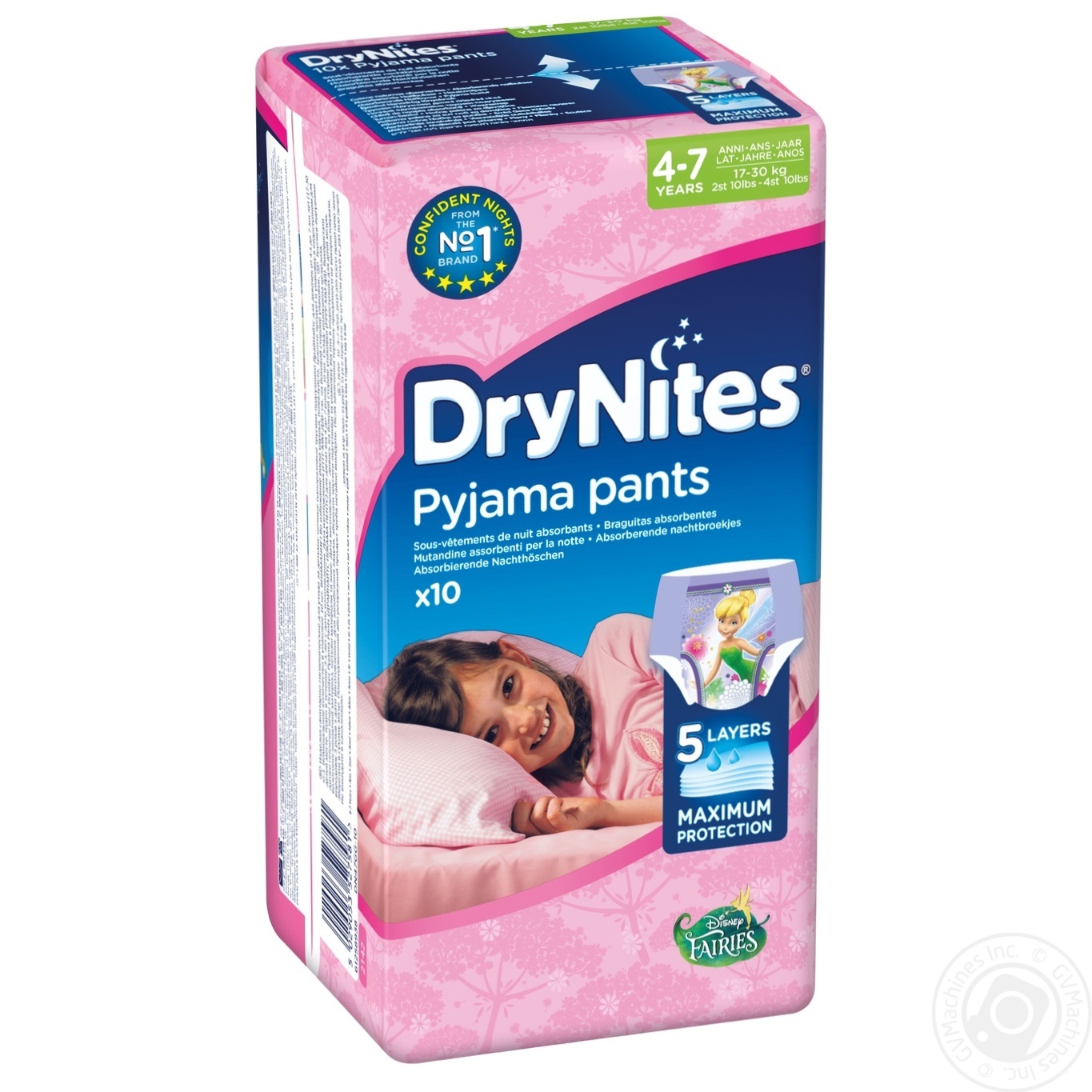 drynites diapers
