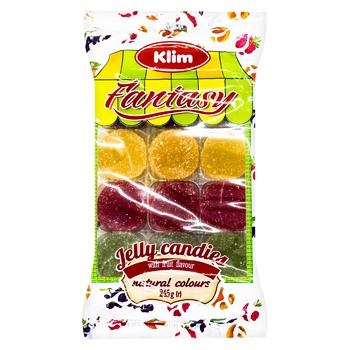 Klim Fantasy Jelly Candies with Fruit Flavour 245g - buy, prices for EKO Market - photo 1