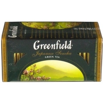 Green pekoe tea Greenfield Japanese Sencha 25х2g teabags Russia - buy, prices for - photo 9