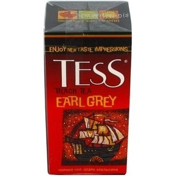 Чорний чай Тесс Ерл Грей індійський байховий з цедрою цитрусових і ароматом бергамоту в пакетиках 25х1.8г Україна - купити, ціни на Чудо Маркет - фото 2