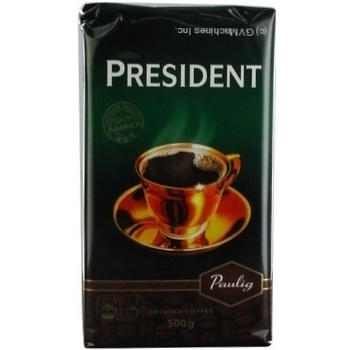 Natural ground medium roasted coffee Paulig President 500g Finland - buy, prices for NOVUS - photo 6