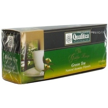 Green tea Qualitea with jasmine 25x2g teabags Ukraine - buy, prices for MegaMarket - photo 5