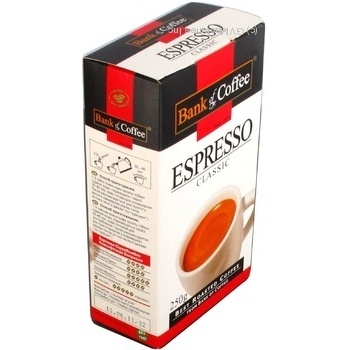 Natural ground roasted coffee Bank of Coffee Espresso Classic 250g Ukraine - buy, prices for NOVUS - photo 4