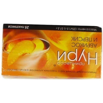 Black tea Princess Noori Apricot and Peach with apricot and peach pieces 25х1.5g teabags Russia - buy, prices for - photo 7