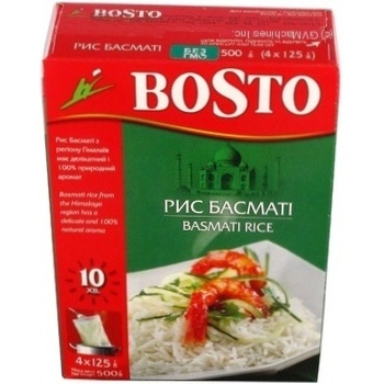 Рис Bosto Басматi 4-125г - купить, цены на NOVUS - фото 3