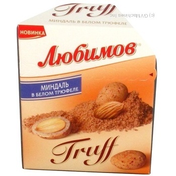 candy lyubimov chocolate almond 135g box Ukraine - buy, prices for - photo 2