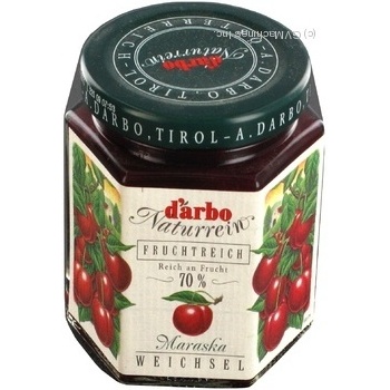 Jam Darbo cherry 200g glass jar Austria - buy, prices for NOVUS - photo 2