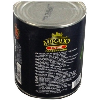 fruit pear mikado canned 850ml can Ukraine - buy, prices for - photo 2