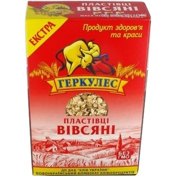 Пластівці вівсяні Геркулес Екстра №1 800г Україна - купити, ціни на Таврія В - фото 4