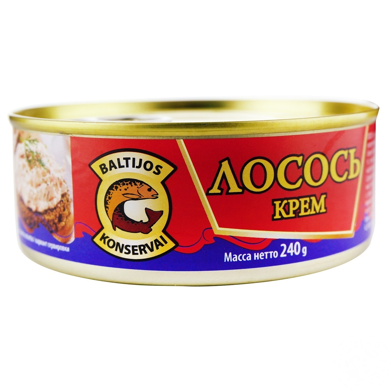 

Крем из лосося Baltijos Konservai 240г